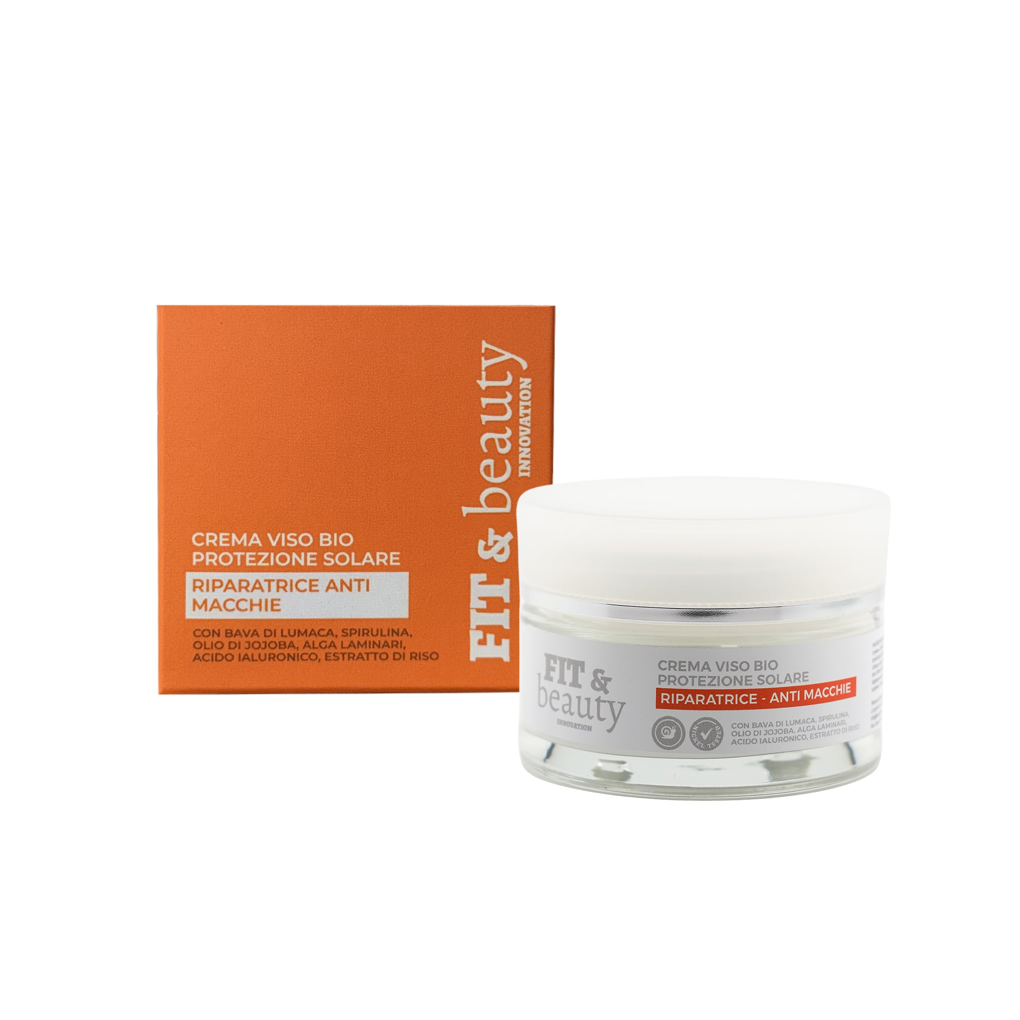 CREMA VISO BIO PROTEZIONE SOLARE  RIPARATRICE ANTI MACCHIE SPF15